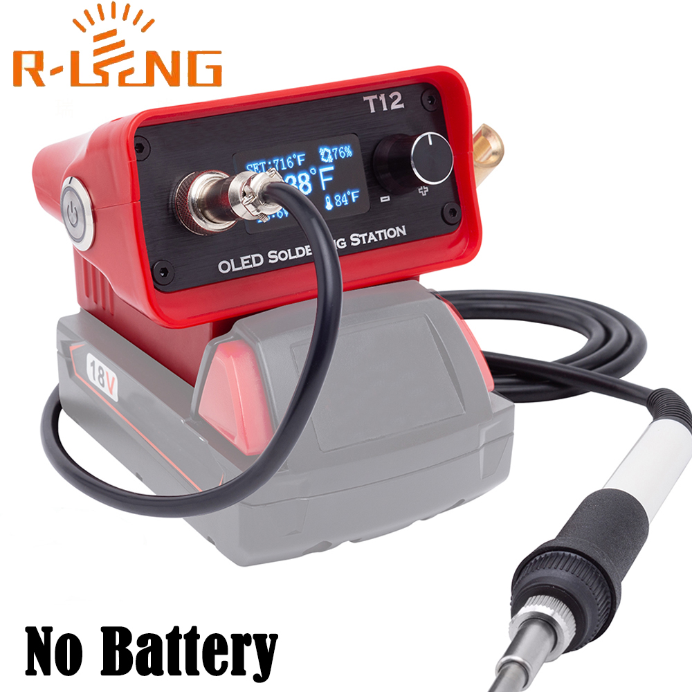 T12 Soldering Station Oled - 밀워키용 OLED T12 납땜 다리미 스테이션,