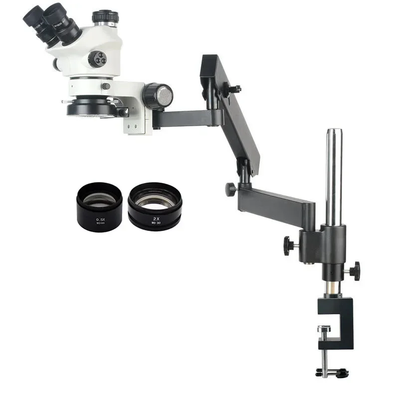 Articulating Arm Boom Stand Microscope - 2026년형 새로운 3.5X-100X 플렉시블 관절식 암