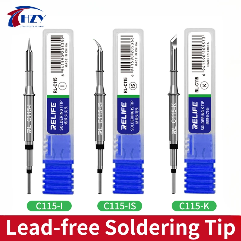 C115 Nano Soldering Iron Station - RELIFE C115-K/I/IS 나노 레벨 범용 T115