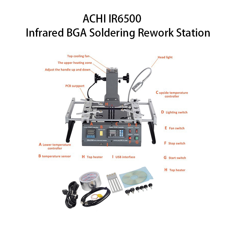 Infrared Bga Rework Station - ACHI IR6500 적외선 BGA 납땜 재작업