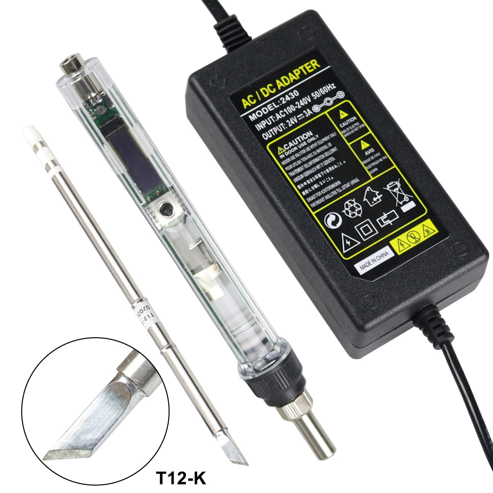 T12 전기 납땜 인두 키트 DC 12-24V 72W  - T12 Soldering Station Oled 리뷰 및 가격