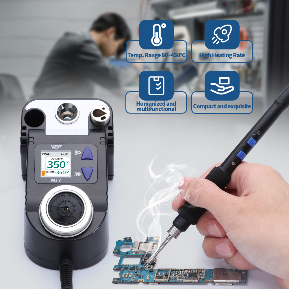 WEP 정밀 납땜 인두 키트 C210 C245 디지털  - C210 Precision Soldering Station 리뷰 및 가격