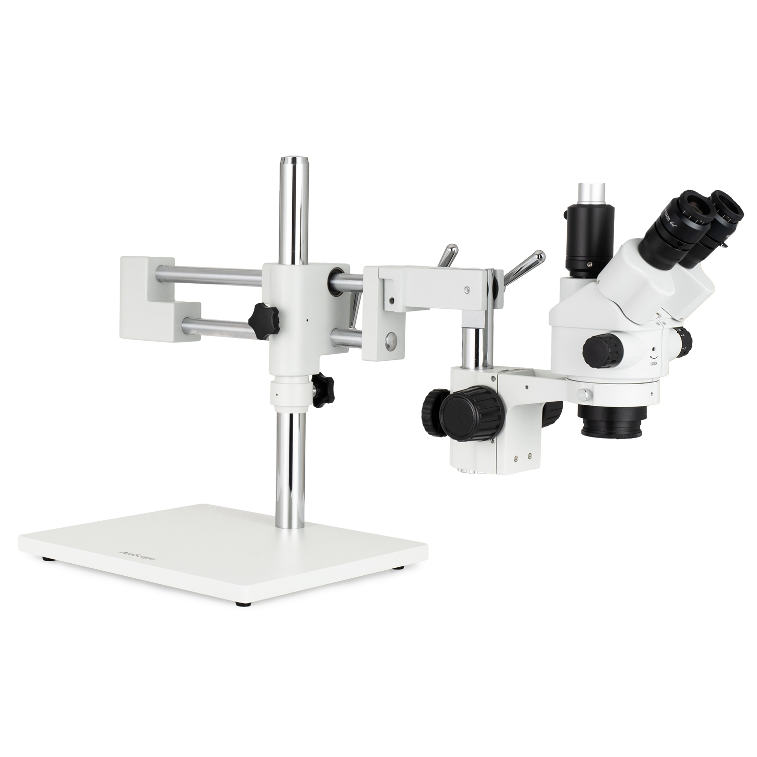 AmScope 7X-45X 배율 동시 초점 삼안 줌 스 - Trinocular Stereo Microscope 7X-45X 리뷰 및 가격