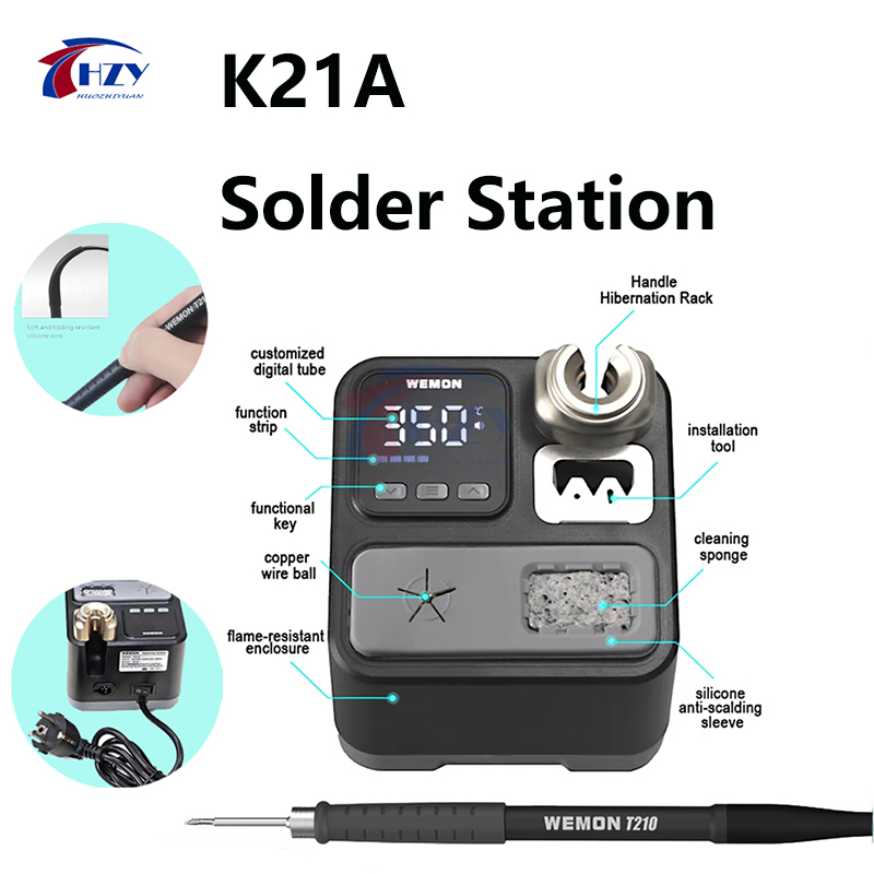 WEMON K21A T210 납땜 스테이션 100-48 - C210 Precision Soldering Station 리뷰 및 가격