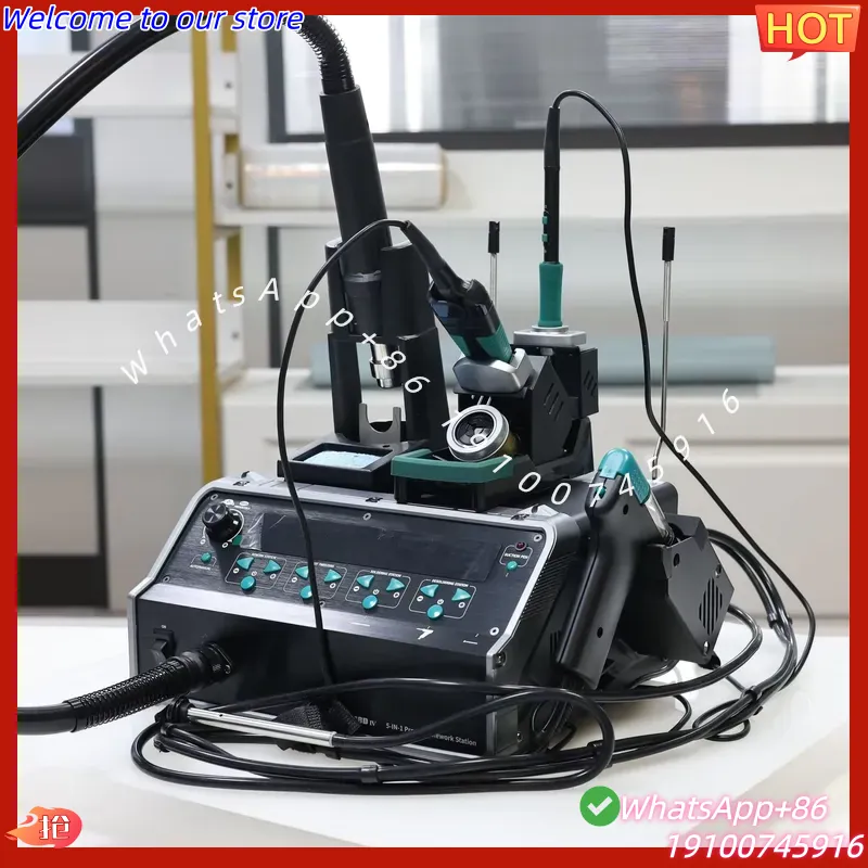 2026 핫 YIHUA-948D IV 5-in-1 납땜 - Desoldering Pump Electric Vacuum Station 리뷰 및 가격