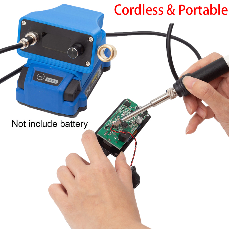 코발트 24V 리튬 이온 배터리용 T12 납땜 스테이션 - T12 Soldering Station Oled 리뷰 및 가격