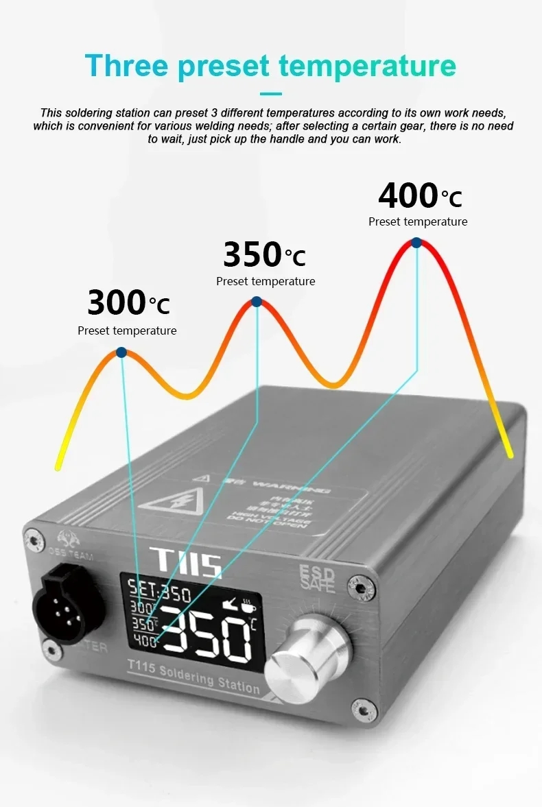 OSS T115 마이크로 나노 전기 납땜 스테이션, C - C115 Nano Soldering Iron Station 리뷰 및 가격