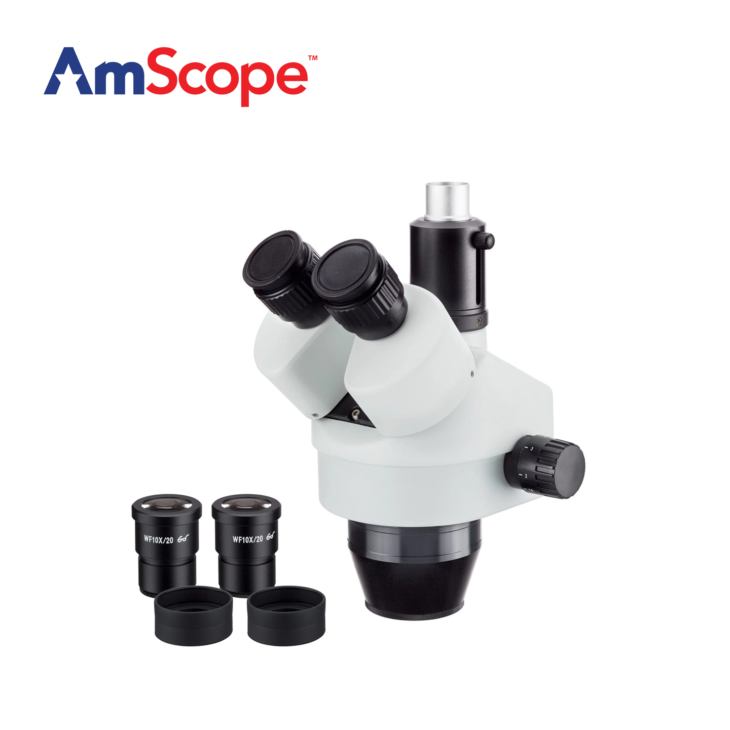 AmScope 7X-45X 배율 삼안 줌 스테레오 현미 - Trinocular Stereo Microscope 7X-45X 리뷰 및 가격