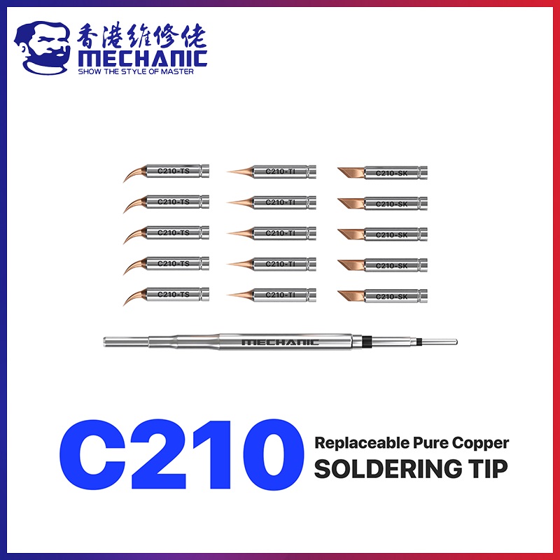 MECHANIC C210 시리즈 납땜 인두 팁 T90A - C210 Precision Soldering Station 리뷰 및 가격