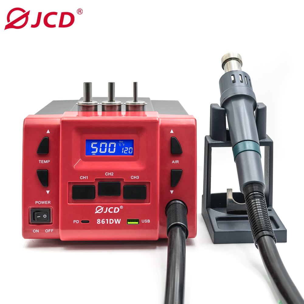JCD 861DW 열풍기 1000W 고출력 납땜 리워크 - Hot Air Rework Station 861Dw 리뷰 및 가격