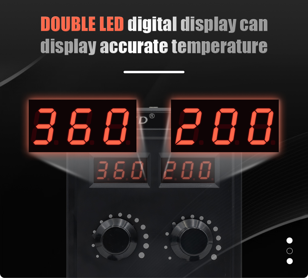 JCD 8586D 솔더링 스테이션 2 IN 1 750W - 2 In 1 Soldering Rework Station 750W 리뷰 및 가격